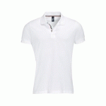 POLO PERSONNALISABLE PATRIOT COL BICOLORE TECH BLANC-ROUGE