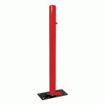 POTELET RABATTABLE SOLIBLOC Ø76 MM CARREFOUR ZINC ROUGE 3020 - PROCITY