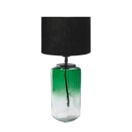 PR HOME GUNNIE LAMPE À POSER, VERRE VERT/CLAIR