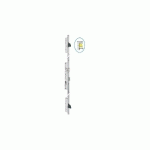 SERRURE 3 POINTS TF3 PÊNE DORMANT À ROULEAU 36MM TÊTIÈRE EN U 24X6 - STREMLER - 6374.36.0A