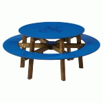 TABLE-BANC RONDE ENFANT