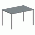 TABLE LOKI 120X80X75 CM GRIS CENDRÉ/GRIS