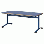 TABLE MALIBU 160X80 T4 DL STRA ALAISÉ BLEU U525/BLEU 5005
