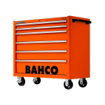 BAHCO - SERVANTE CLASSIQUE C75 40 AVEC 6 TIROIRS ORANGE CHARGE 900 KG 986 X 501 X 1100 MM - 1475KXL6