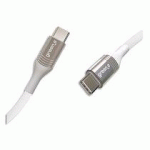CÂBLE USB-C/USB-C, CHARGE TRÈS RAPIDE, 1,2M BLANC 3A, 18W GR7315 - LOT DE 2