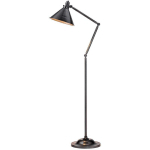 LAMPADAIRE LAMPADAIRE SALON LAMPE ACIER BRONZE H 167,3 CM 1 LUMIÈRE