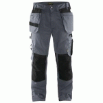 PANTALON DE TRAVAIL ARTISAN GRIS/NOIR TAILLE 50 - BLAKLADER