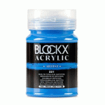 PEINTURE ACRYLIQUE FINE POT 500ML - BLEU DE CERULEUM (IMITATION)