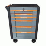 SERVANTE D’ATELIER FISCHER DAREX 7 TIROIRS – PLATEAU ACIER RENFORCÉ – CHARGE 900 KG