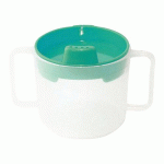 TASSES À ANSE ET BEC 20 CL - POLYP. - VERT - PLASTOREX