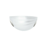 APPLIQUE MURALE KUNA 1 AMPOULE VERRE BLANC - BLANC