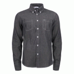 JAMES HARVEST JUPITER CHEMISE HOMMES DENIM NOIR - TAILLE M