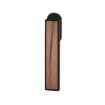 POIGNÉE DE FENÊTRE TORINO F534Y ROSACE OVALE -OSCILLO-BATTANT -NOIR ET BOIS KARCHER DESIGN