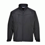 PORTWEST TK40 VESTE SOFTSHELL OREGON (3L) NOIR - TAILLE L
