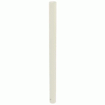 POTELET URBIN TÊTE BOMBÉE MÉTAL HTR 1 M Ø 76 MM - BLANC 9010 - BUTON DESIGN