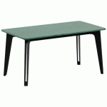 TABLE BROTTEAUX RECTANGULAIRE 150X80 CM VERT - TIZU