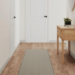 VIDAXL - TAPIS DE COULOIR ASPECT SISAL TAUPE 50X200 CM