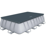 BESTWAY - ABRI DE PISCINE 58442 TOP COVER 282X196 CM EN PVC POUR PISCINES RECTANGULAIRES HORS SOL AVEC CADRE