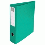 CLASSEUR REMBORDÉ PVC 4 ANNEAUX D 50MM EN 3ÈME A4 MAXI VERT - EXACOMPTA