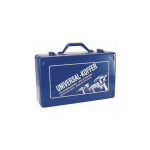 VALISE POUR MACHINE-OUTILS L.390XP240XH112 MM INSERT EN MOUSSE POUR PERCEUSES TÔLE D'ACIER, BLEU