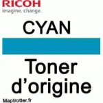 RICOH - 821207 - 821077 - 821097 - TONER - CYAN - PRODUIT D'ORIGINE - TYPE SPC430E - 24000 PAGES