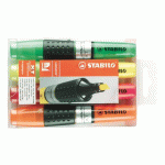 SURLIGNEUR STABILO LUMINATOR COULEURS ASSORTIES - POCHETTE DE 4