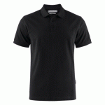 JAMES HARVEST NEPTUNE MODERN POLO PIQUE SLIM FIT HOMMES NOIR - TAILLE XL