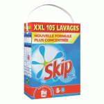 LESSIVE POUDRE CONCENTRÉE SKIP PROFESSIONAL ACTIVE CLEAN - 105 LAVAGES - BARIL DE 8,4 KG