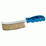 LOT DE 10 - BROSSE MÉTALLIQUE MULTIFONCTION, POIGNÉE PLASTIQUE