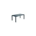 ALTRI - TABLE DE JARDIN RECTANGULAIRE, MADE IN ITALY, 138X78X72 CM, COULEUR ANTHRACITE