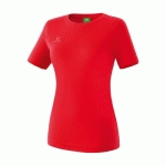 T-SHIRT TEAMSPORT - ERIMA - CASUAL BASIC FEMME ROUGE