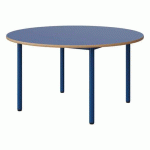 TABLE MALIBU Ø 120 T4 4P STRA ALAISÉ BLEU U525/BLEU 5005