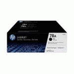 TONER HP 78A - CE278AD NOIR PACK DE 2