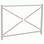 BARRIÈRE ORLÉANS 1.47 M STRUC SIMPLE CROIX - ZINC GRIS 7044 - PROCITY