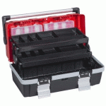 BOÎTE À OUTILS MCPLUS ALU >C< 18, PP, ROUGE/NOIR
