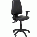 CHAISE ELCHE S ASYNCHRONE SIMILICUIR - NOIR - PIQUERAS Y CRESPO