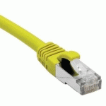 CORDON RJ45 CATÉGORIE 6 F/UTP LSOH SNAGLESS JAUNE - 10 M - CUC