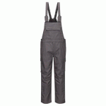 PORTWEST FR455 COTTE À BRETELLES BIZFLAME INDUSTRY FR GRIS - TAILLE XXL