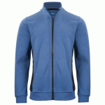PROJOB 2129 SWEATSHIRT PRIO BICOLORE FULL ZIP BLEU CIEL - TAILLE XXL