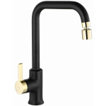 REA - ROBINET DE CUISINE POLO BLACK GOLD - NOIR MAT/ OR CLAIR