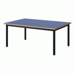 TABLE MALIBU 120X80 T1 4P STRA ALAISÉ BLEU U525/BLEU 5005