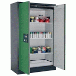 ARMOIRE SÉCURITÉ Q-PEGASUS-90 Q90.195.120.WDAC GRIS/VERT - ASECOS