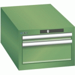 ARMOIRE VERT 411X725X283 AVEC 2 TIR. 75KG _ 78.431.030 - LISTA