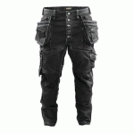 PANTALON DE TRAVAIL X1900 ARTISAN CORDURA® DENIM STRETCH TAILLE 44 - BLAKLADER