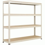 RAYONNAGE RAPID 1 2440X2440X915-4 NIVEAUX-AGGLOMÉRÉS-RAL7032