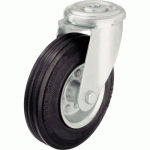 ROUL PIV A OEIL D200MM F205KG BDGE CAOUTCH SS FR MOYEU ROUL. - MANUTAN COLLECTIVITÉS