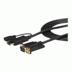STARTECH.COM HDMI TO VGA CABLE - 10 FT / 3M - 1080P - 1920 X 1200 - ACTIVE HDMI CABLE - MONITOR CABLE - COMPUTER CABLE (HD2VGAMM10) - CÂBLE ADAPTATEUR - HDMI / VGA - 3 M