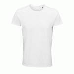 TEE-SHIRT PERSONNALISABLE COTON ORGANIQUE BIO JERSEY 150 BLANC