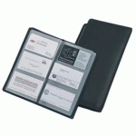 ALBUM CARTES DE VISITE, POUR 120 CARTES, SIMILICUIR - LOT DE 3