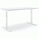 BUREAU RÉGLABLE STEELFORCE PRO 670 SLS 180CM - BLANC GRIS - ACTIFORCE